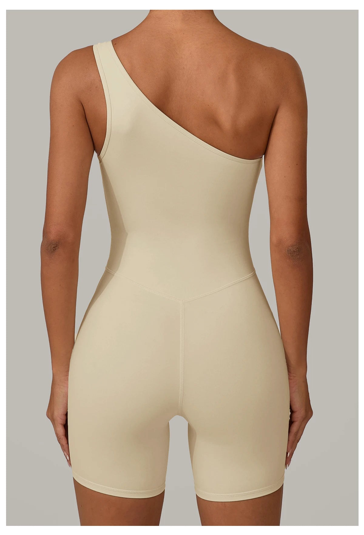 One & Done | One Shoulder One-Piece Romper - Xooie Fit