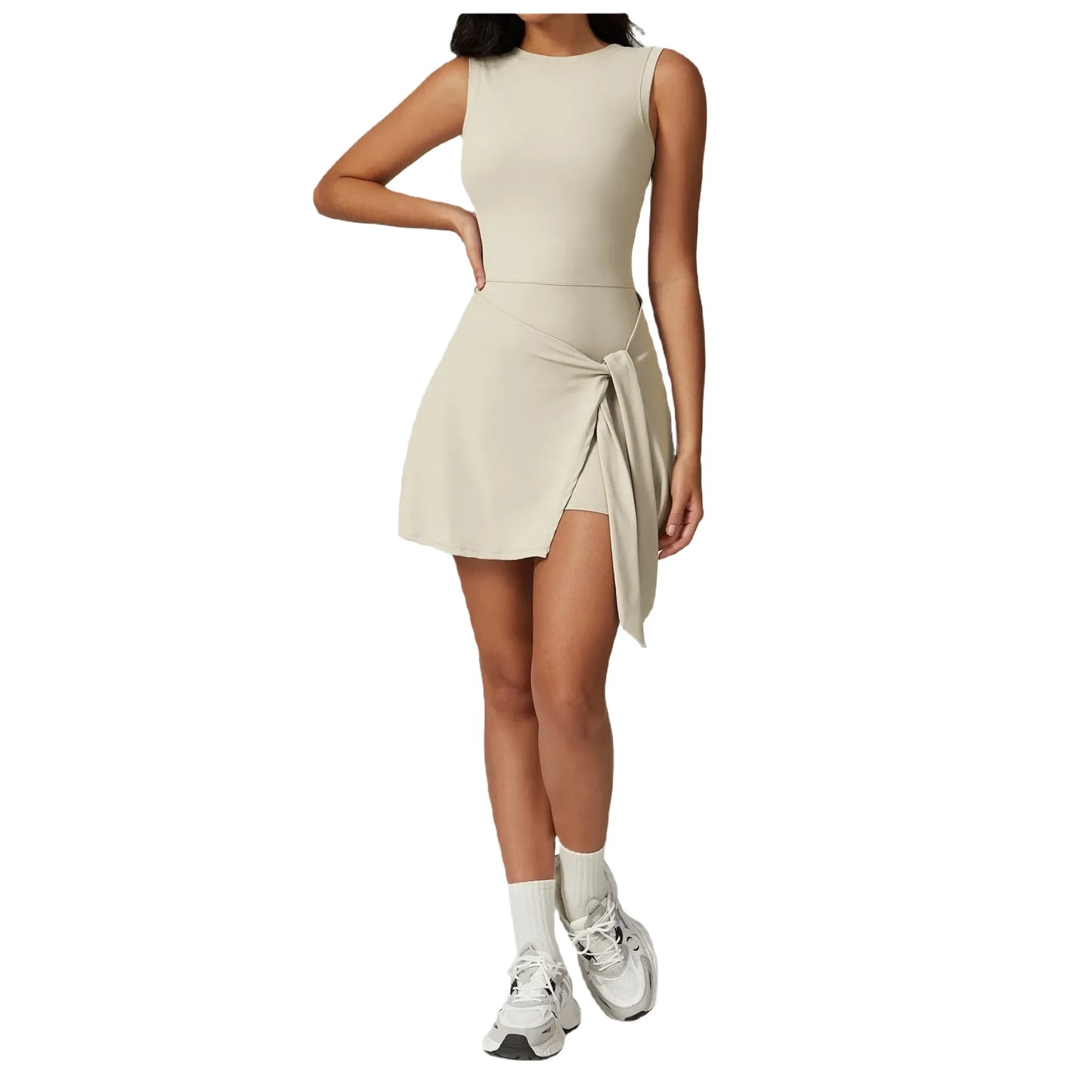 Pickleball Date One-Piece With Skirt