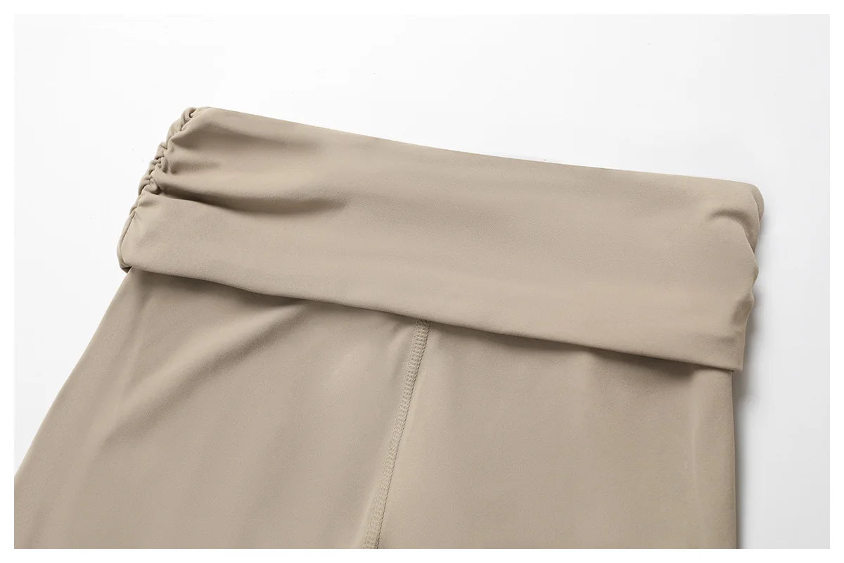 Yoga Me Comfy | Foldable Waist-Band Yoga Shorts