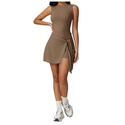 Pickleball Date One-Piece With Skirt