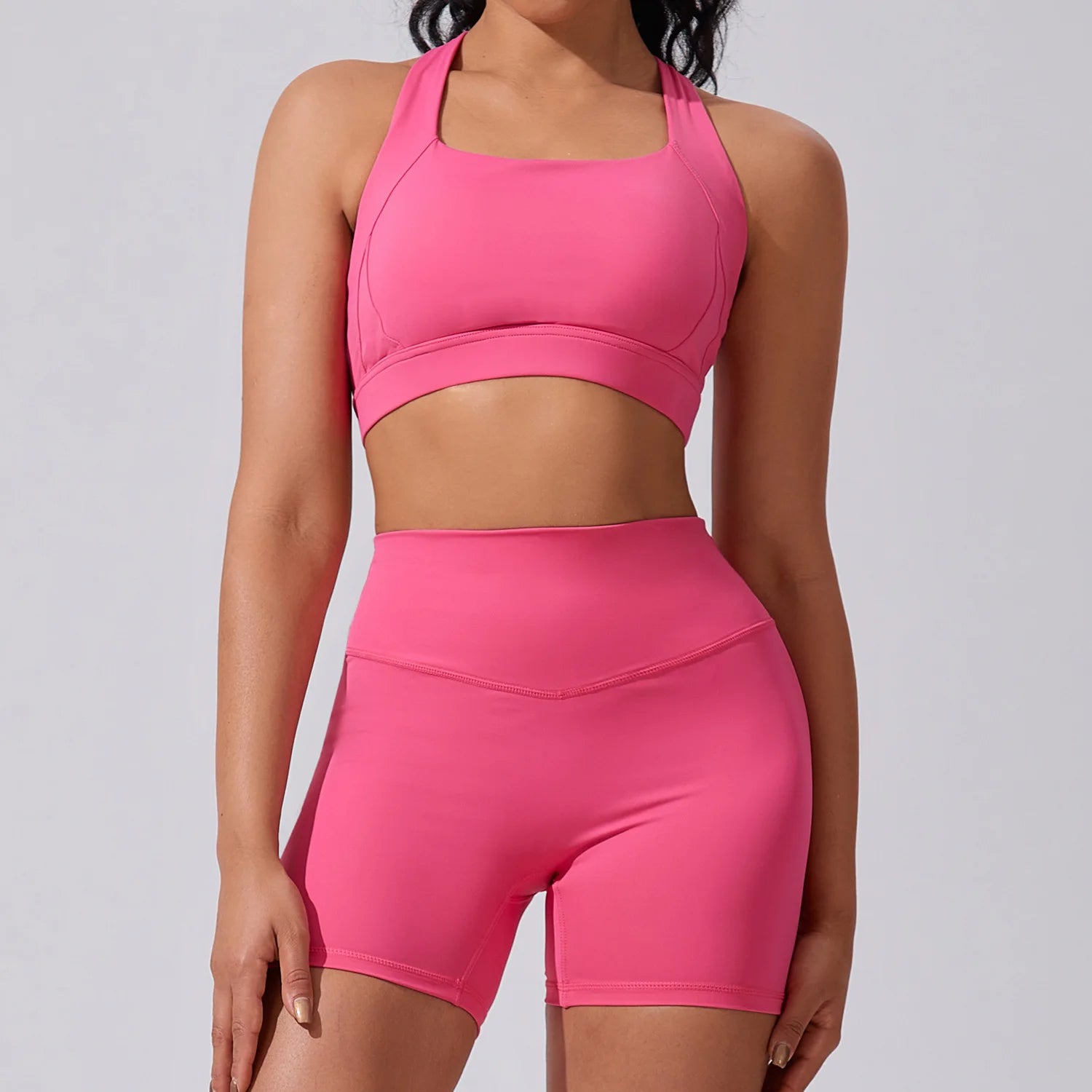 Powered by Spite and Iced Coffee | Bra + Shorts Matching Set