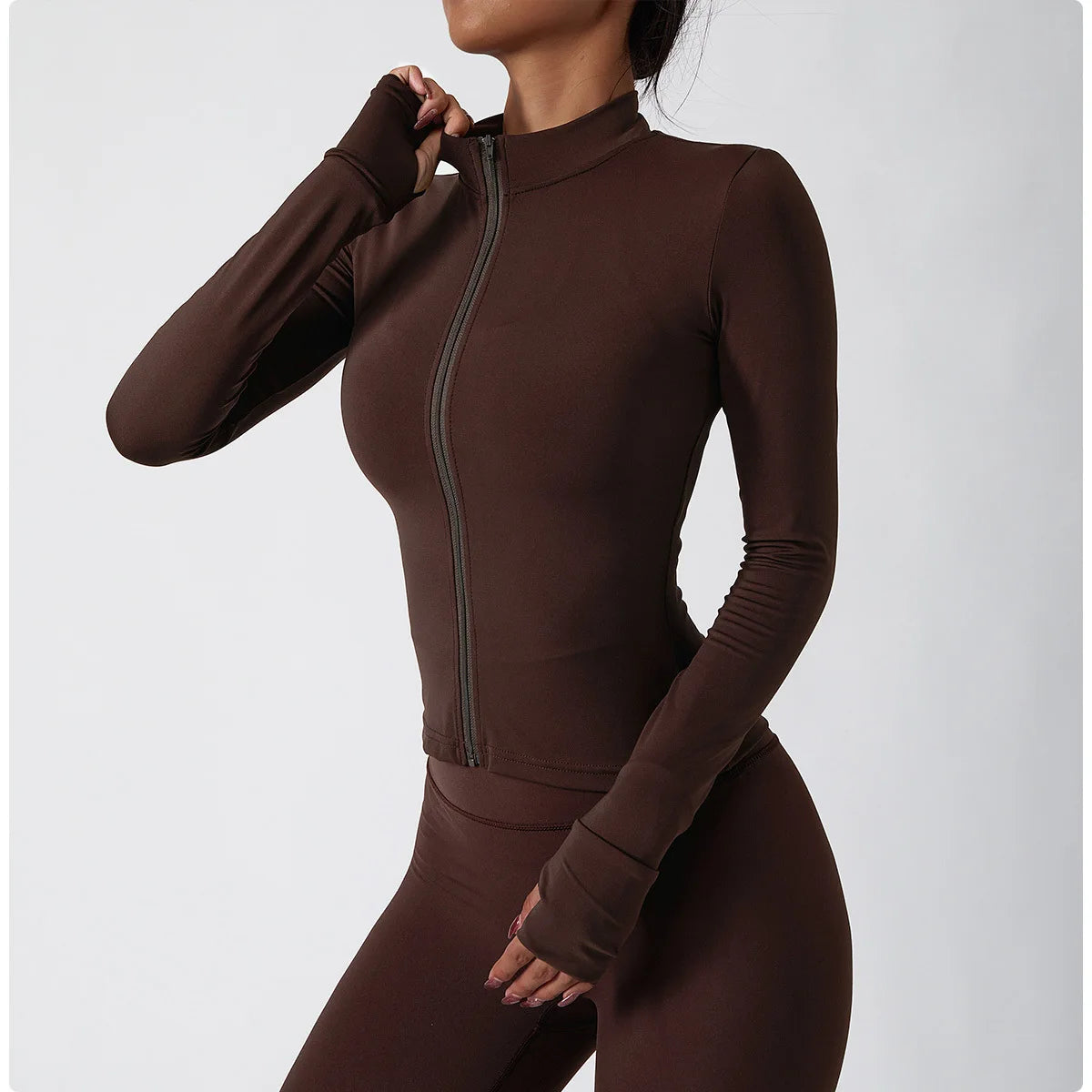 Slim Never Dim | Active Fitness Jacket w/ Thumb Holes
