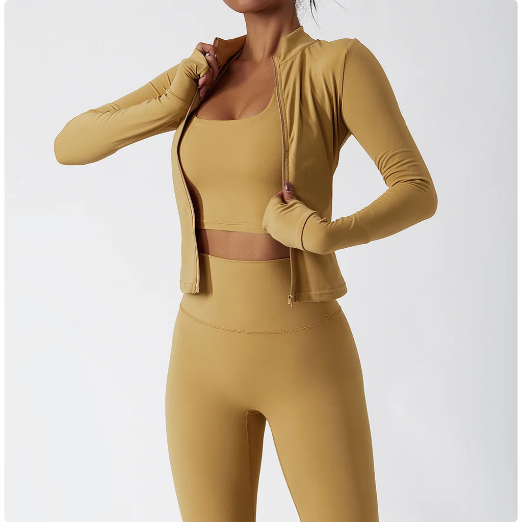 Slim Never Dim | Active Fitness Jacket w/ Thumb Holes