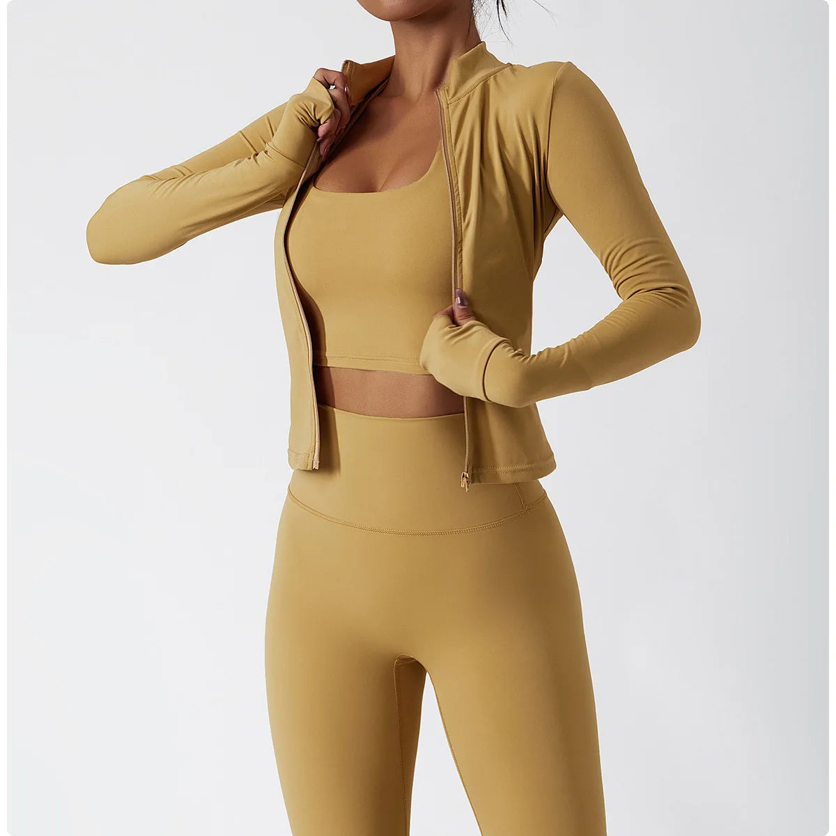 Slim Never Dim | Active Fitness Jacket w/ Thumb Holes