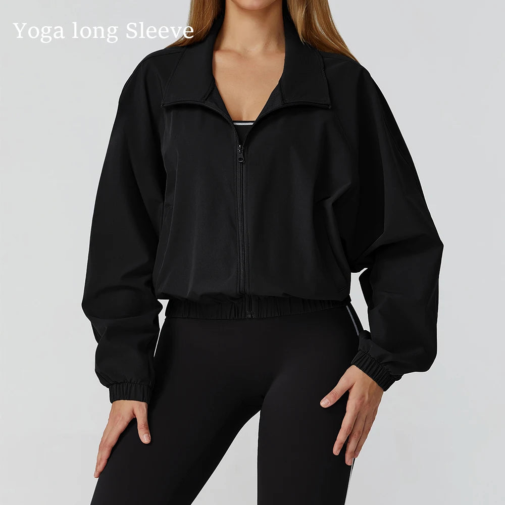 Zip Me Up, Buttercup | Windproof Zipper Fitness Jacket