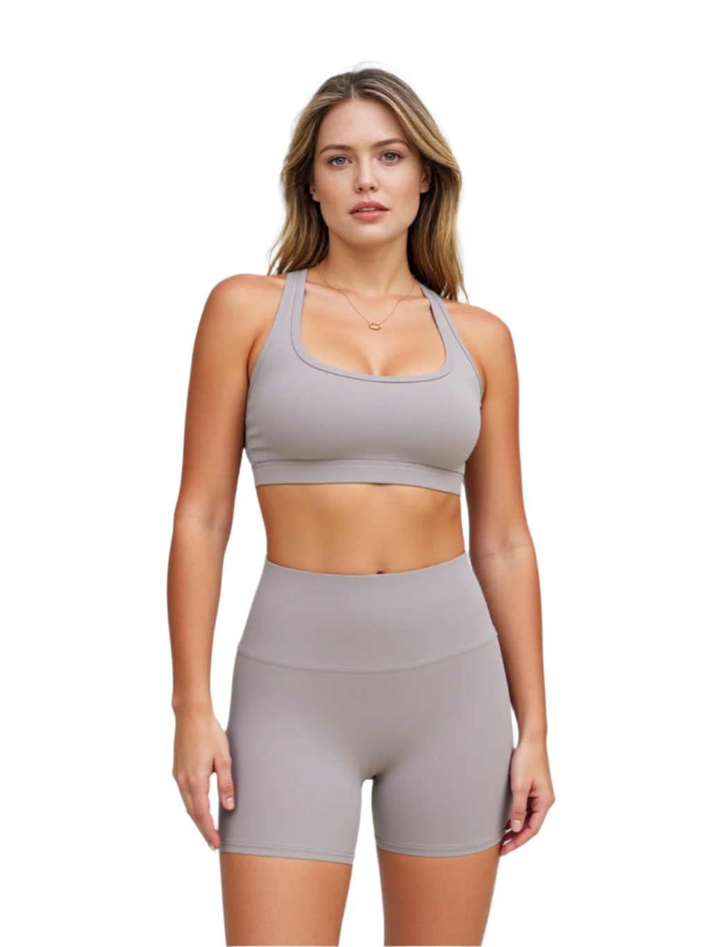 Gym Now, Slay Later | Unique Push Up Bra + Shorts Matching Set