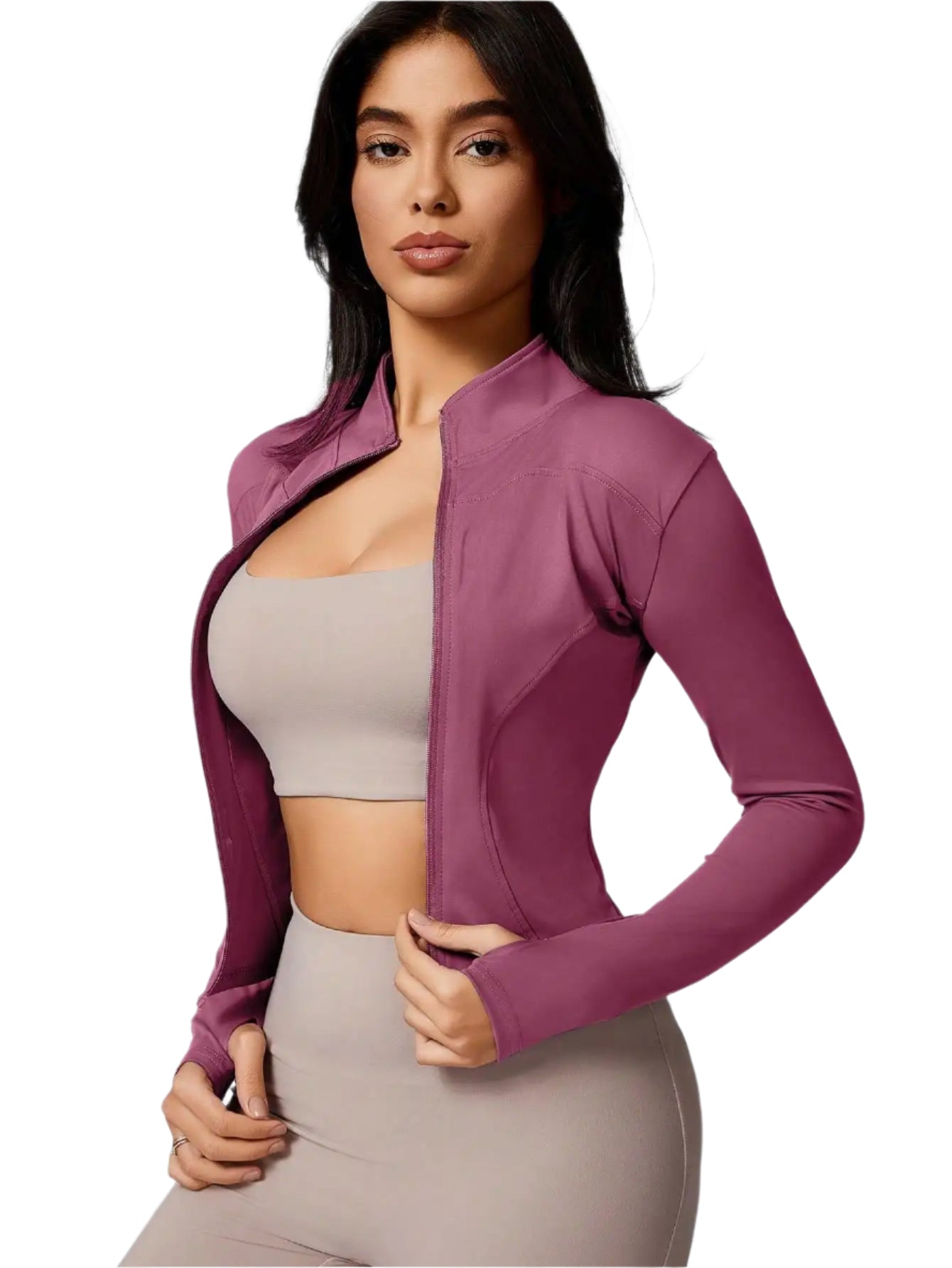 Cardio Queen | Active Zipper Jacket w/ Thumbholes