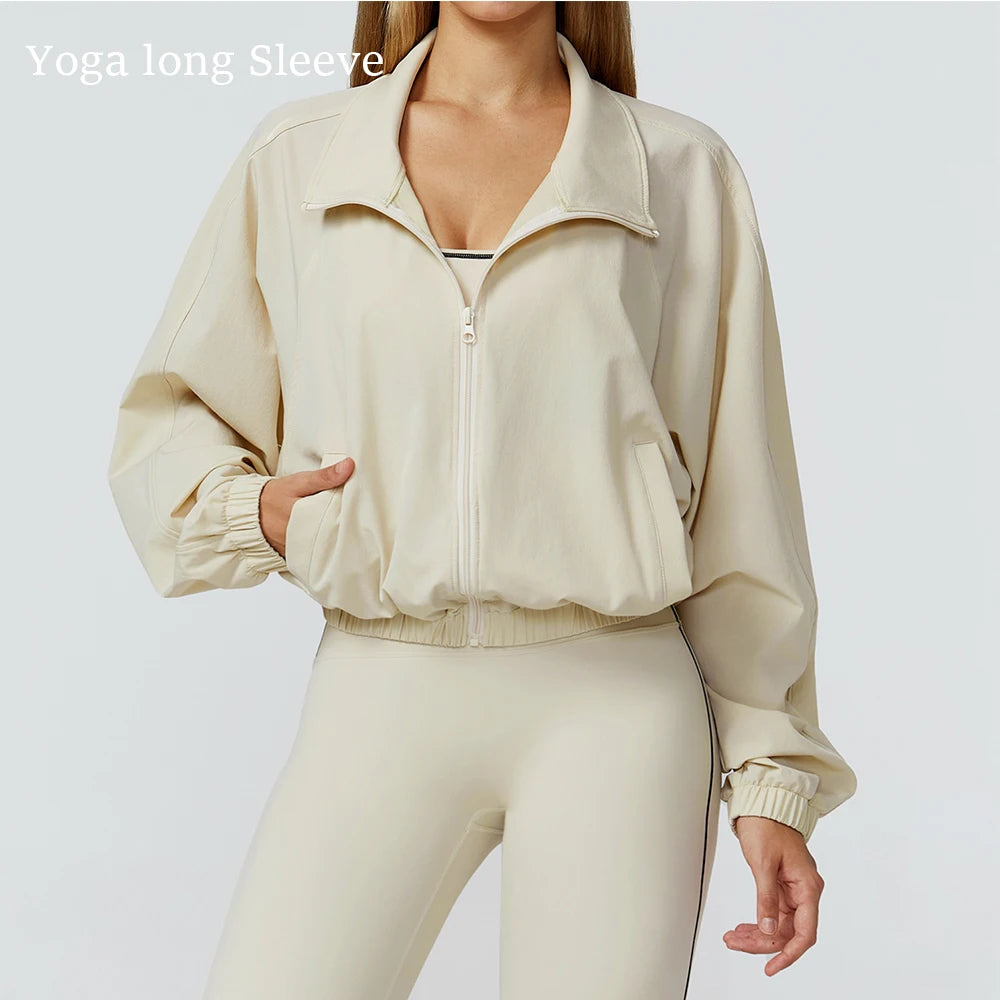 Zip Me Up, Buttercup | Windproof Zipper Fitness Jacket