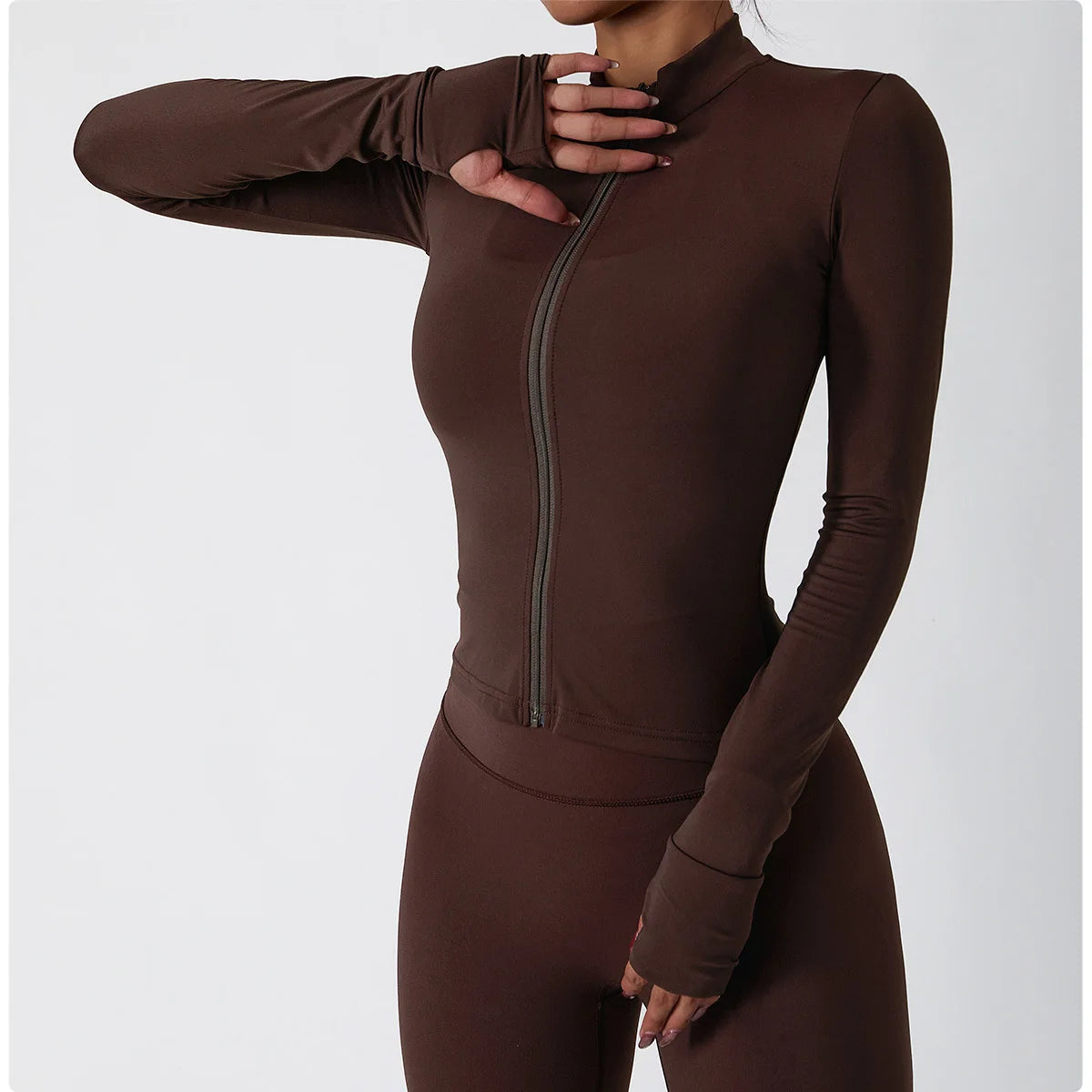 Slim Never Dim | Active Fitness Jacket w/ Thumb Holes