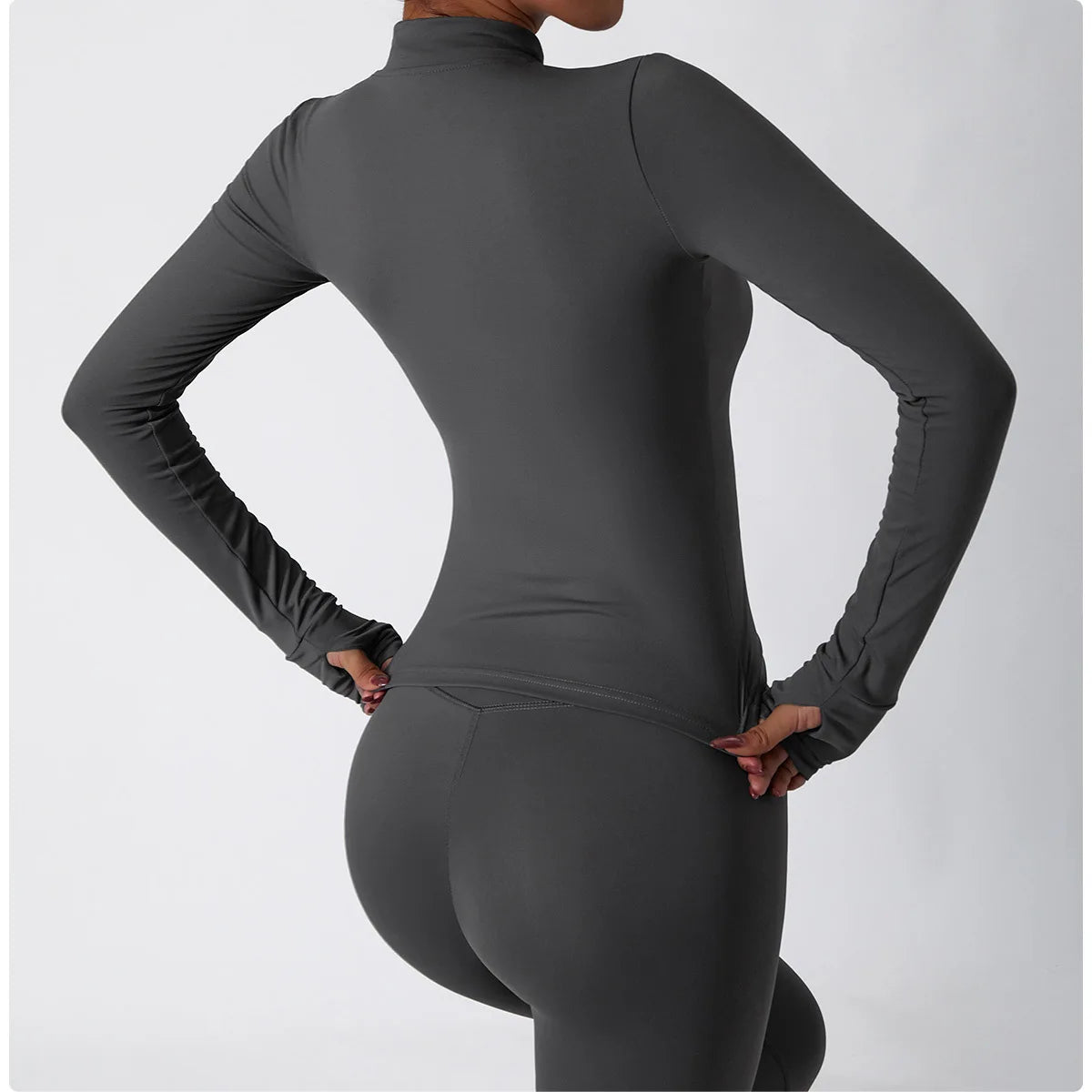 Slim Never Dim | Active Fitness Jacket w/ Thumb Holes
