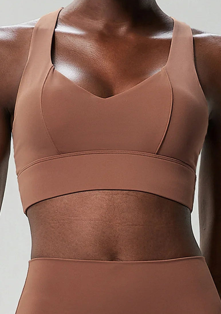 Talk Squatty to Me | Criss-Cross Back High Quality Active Bra