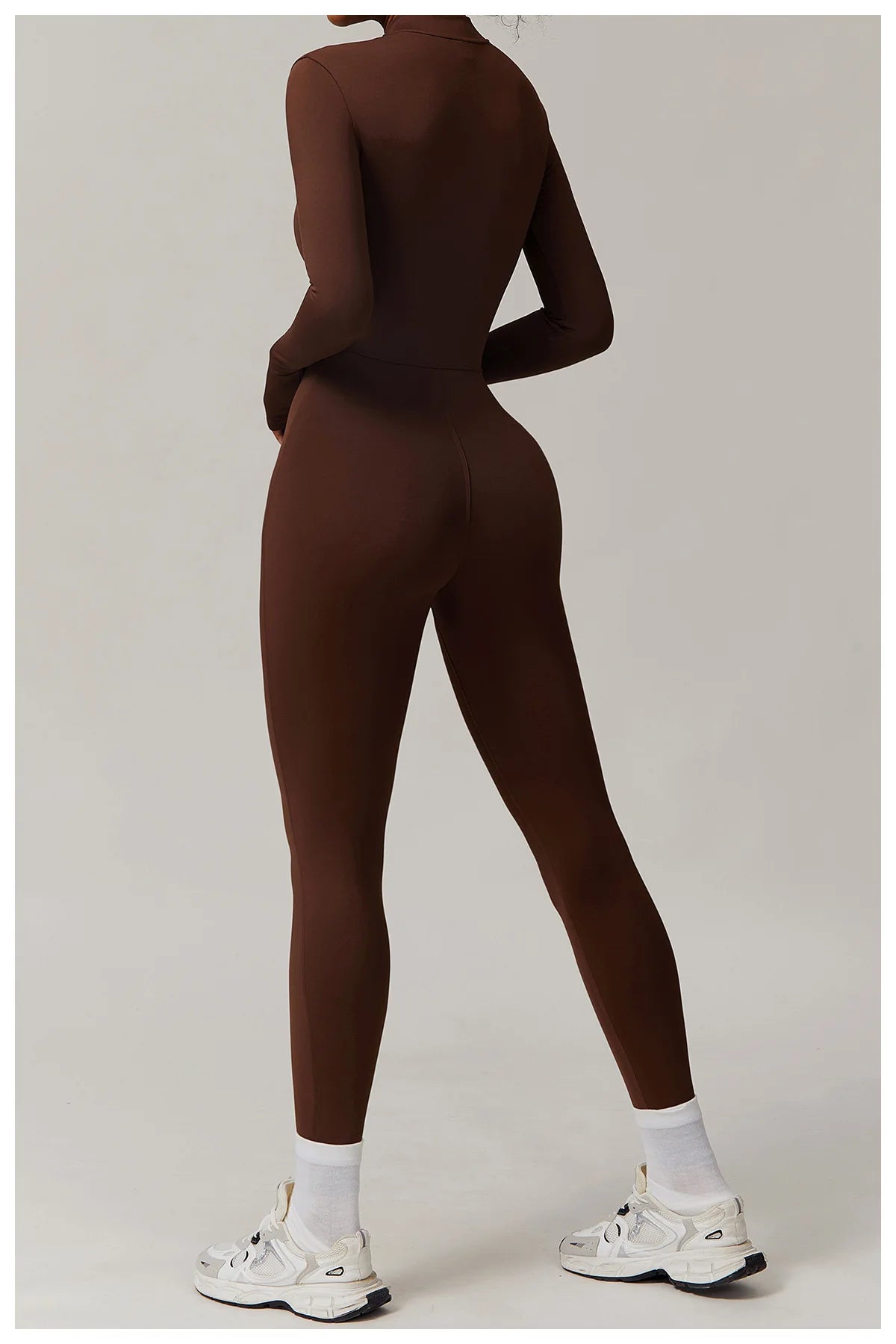 Oh So Fleeced | Zipper Long Sleeved One-Piece, Fleece Lined Jumpsuit