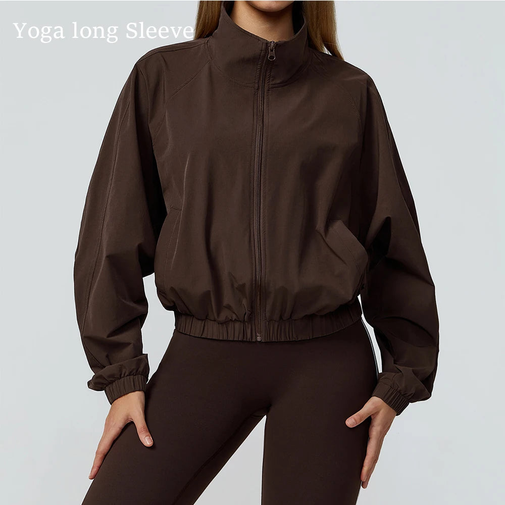 Zip Me Up, Buttercup | Windproof Zipper Fitness Jacket