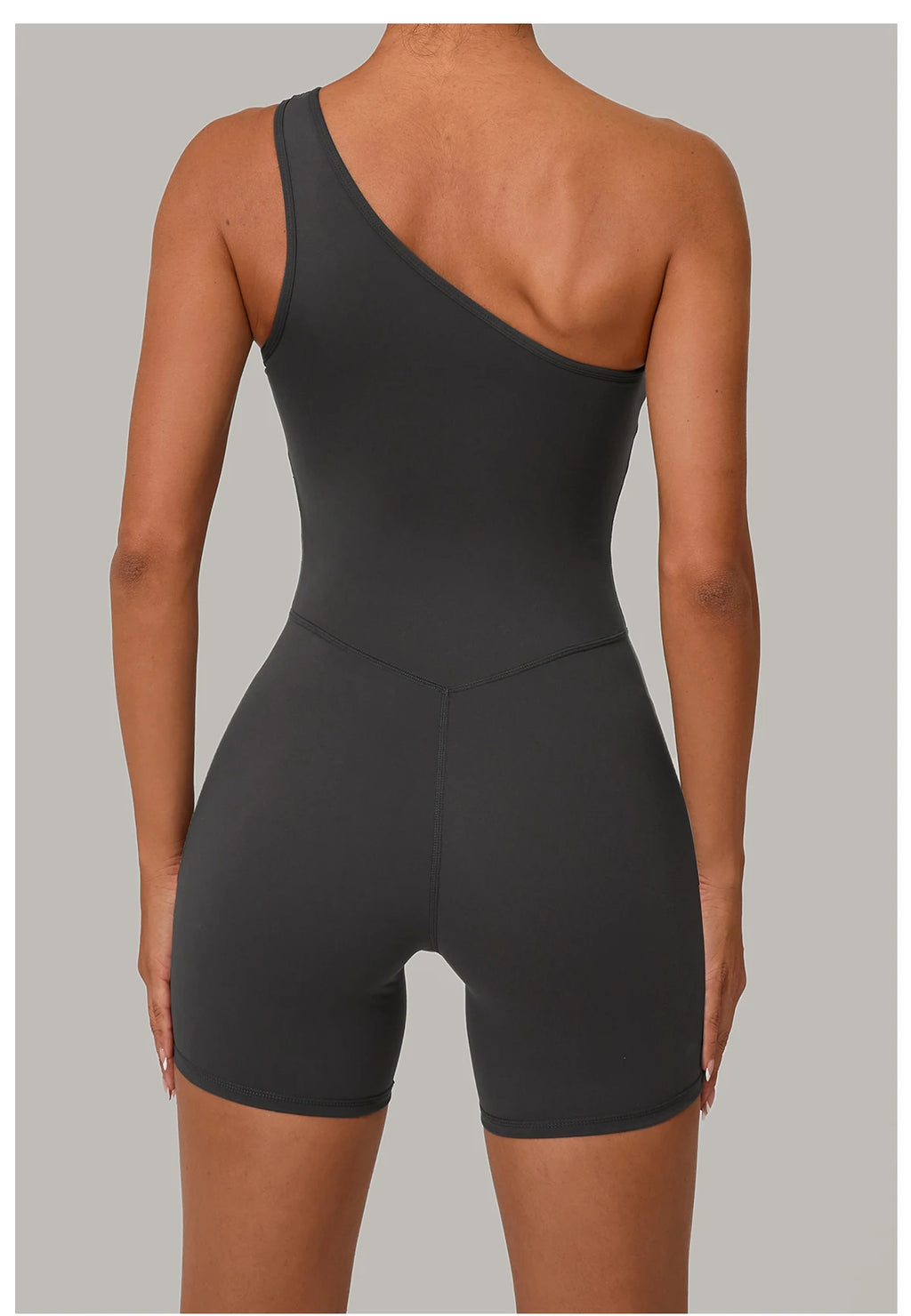 One & Done | One Shoulder One-Piece Romper - Xooie Fit