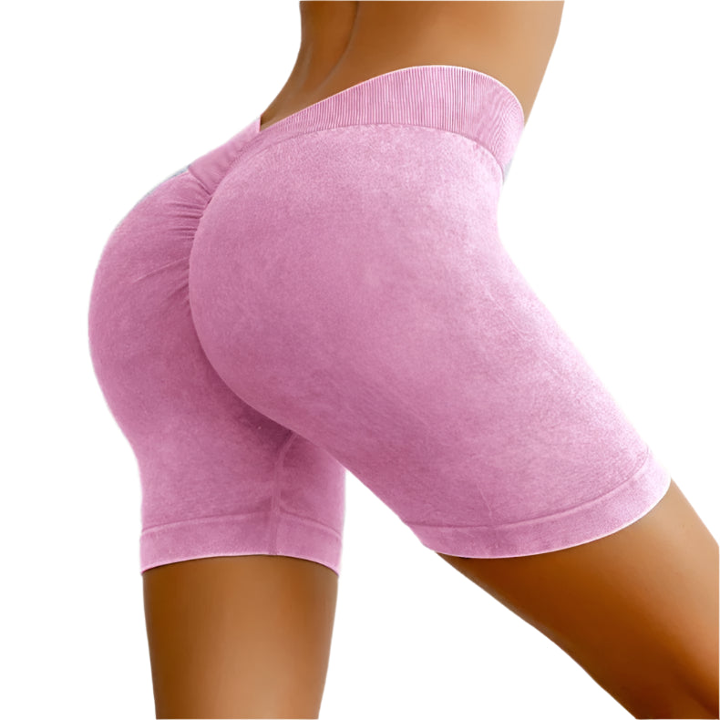 Drop It Like a Squat | Acid Wash Active Shorts