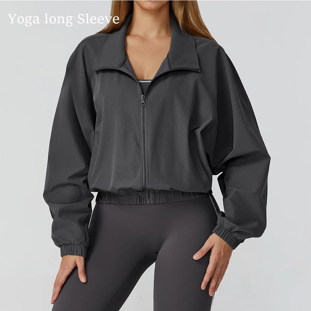 Zip Me Up, Buttercup | Windproof Zipper Fitness Jacket