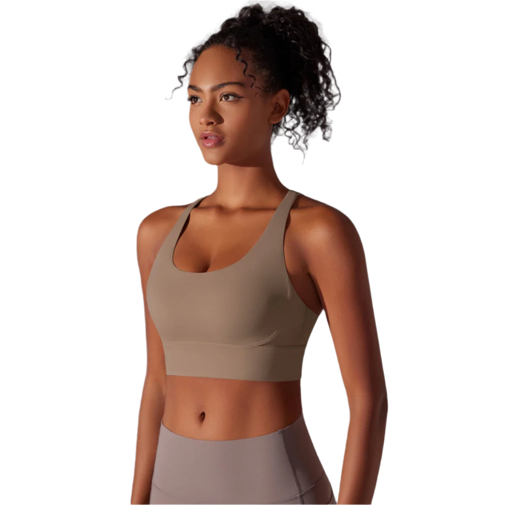 No Chill, Only Bills | Criss-Cross Back Design Sports Bra