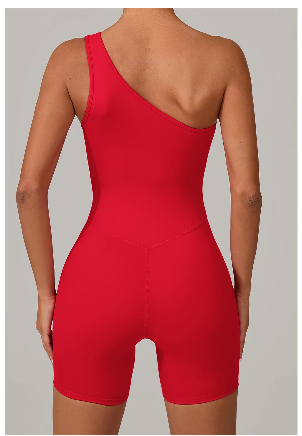 One & Done | One Shoulder One-Piece Romper - Xooie Fit