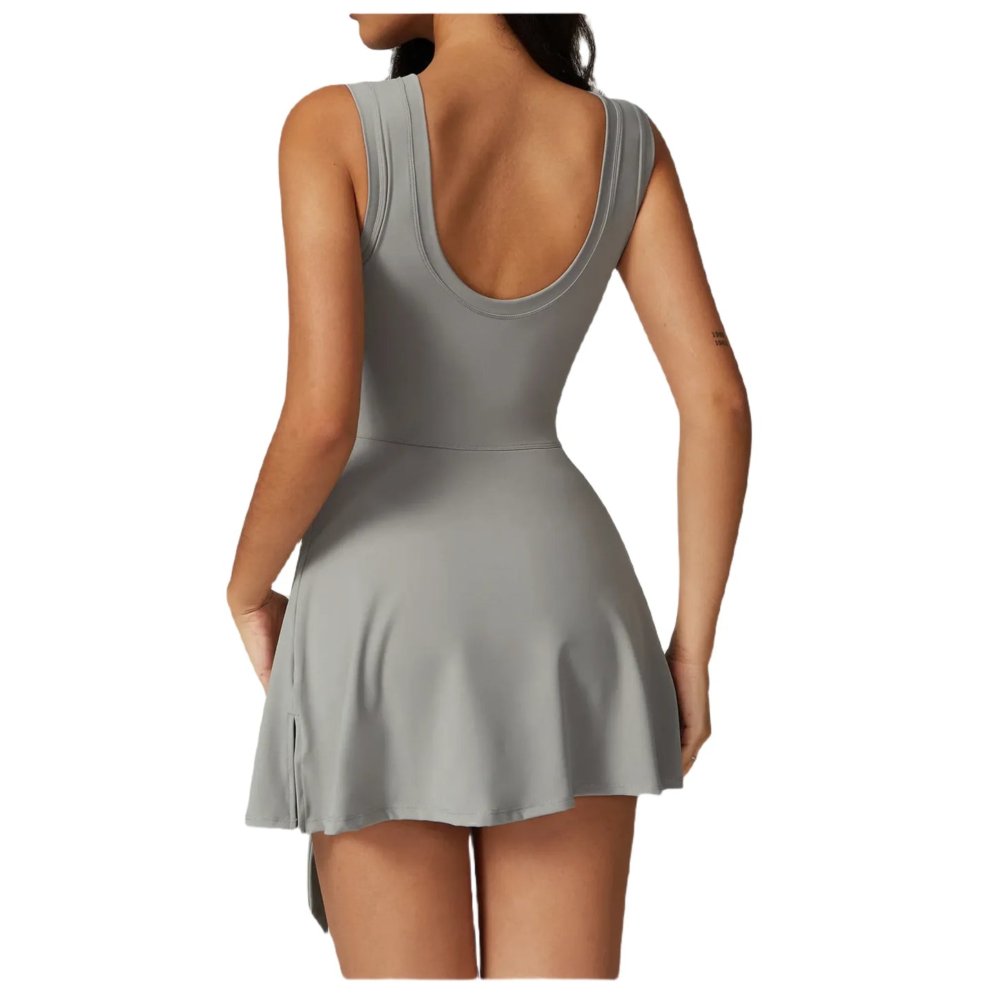 Pickleball Date One-Piece With Skirt