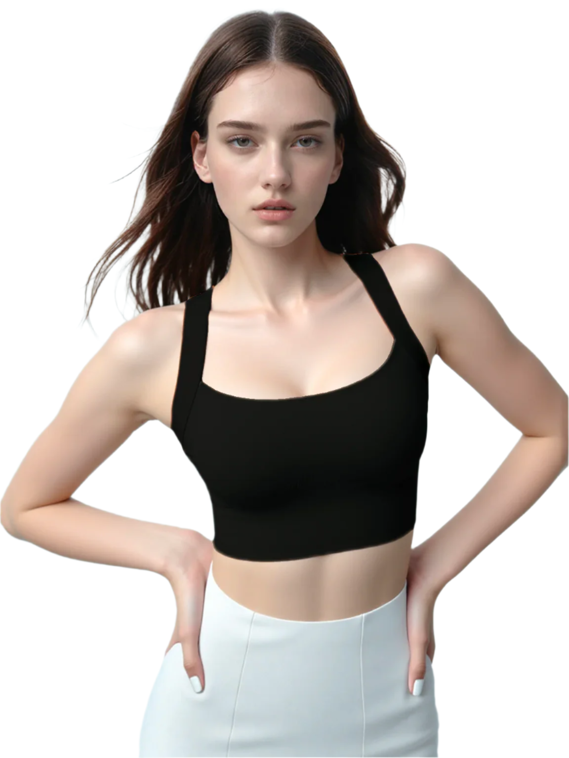 Catch Gains, Not Feelings | Fitted Crop Top Bra