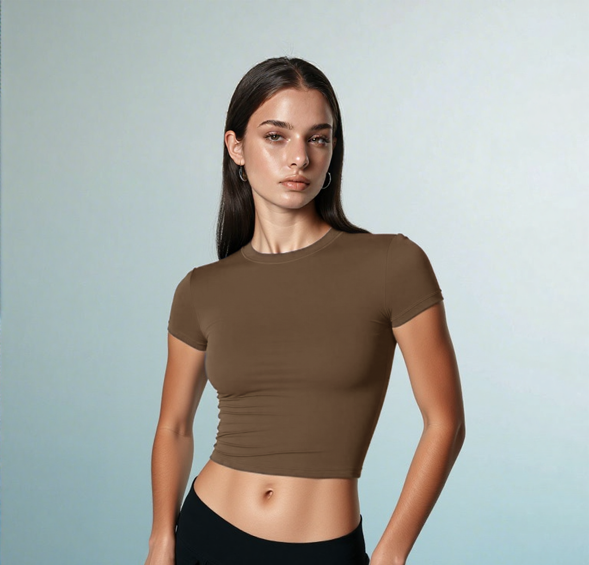 Trim, Never Them | Stretchy Fitted Active T-Shirt