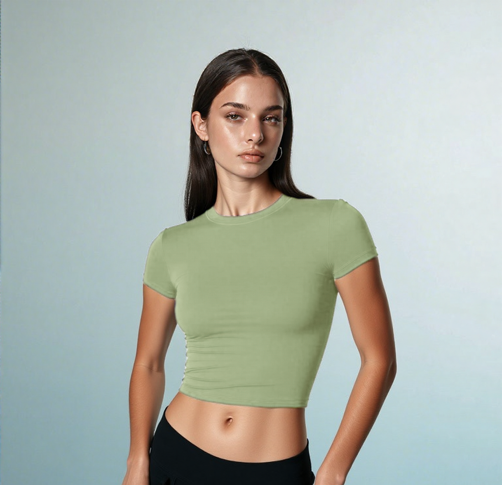 Trim, Never Them | Stretchy Fitted Active T-Shirt