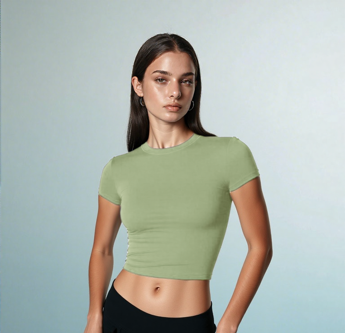 Trim, Never Them | Stretchy Fitted Active T-Shirt