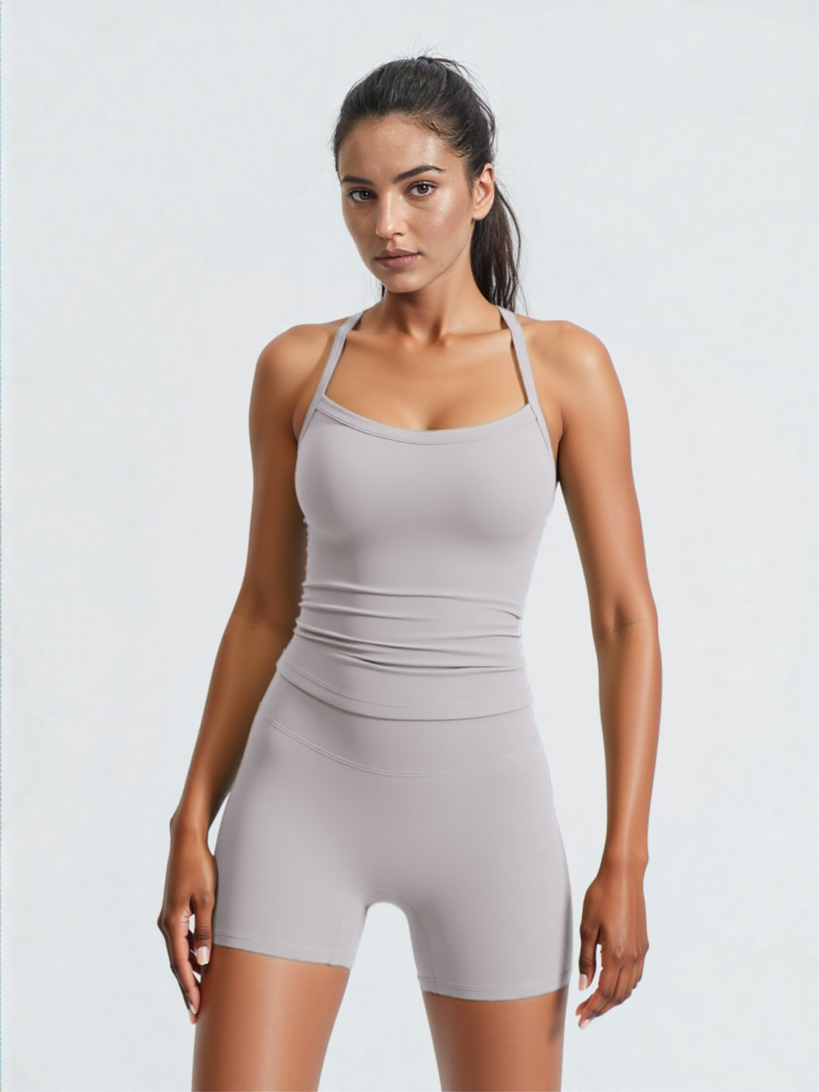 Tone Teaser Tank & Shorts Two-Piece Set