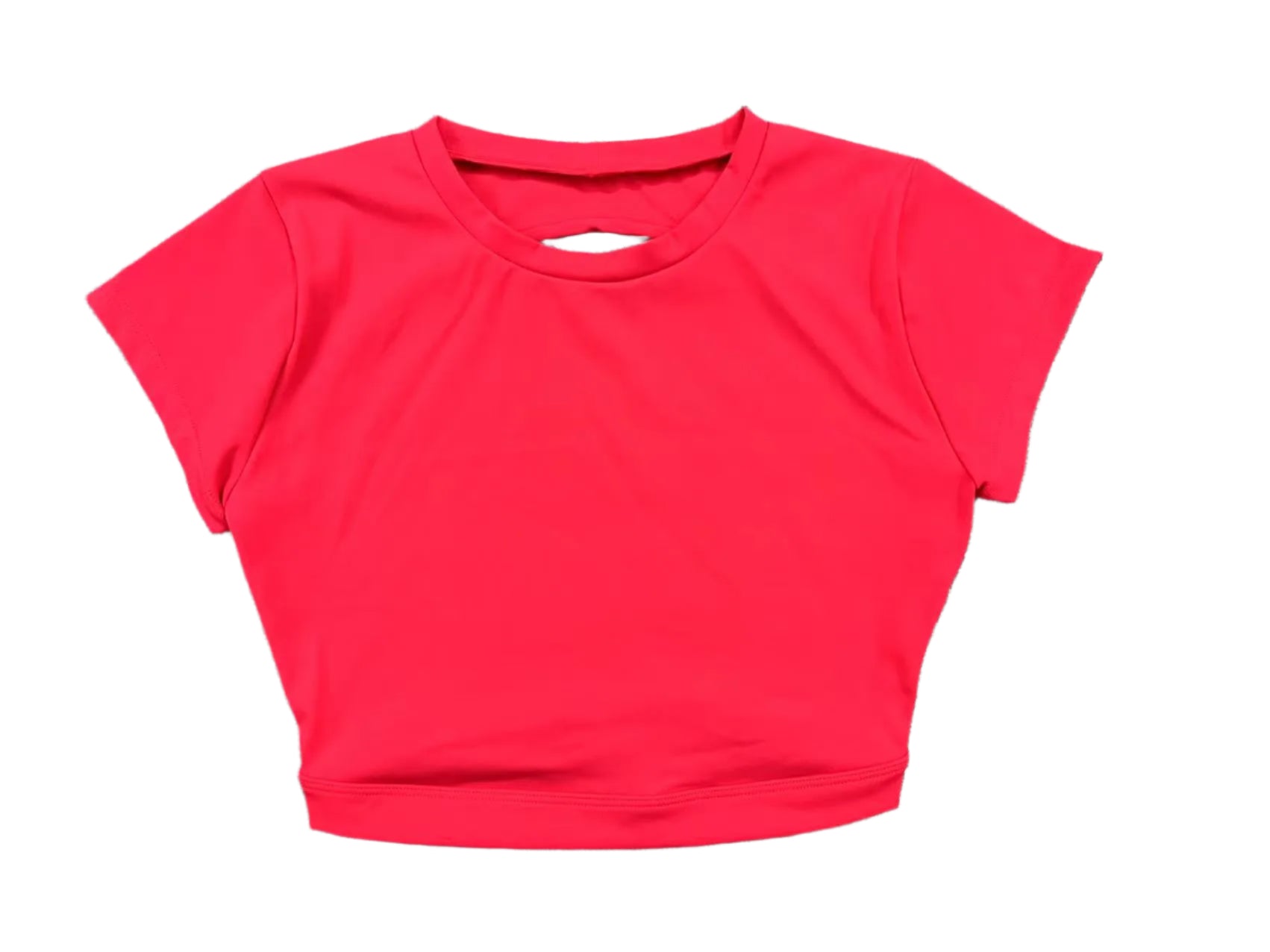 Xooie Fit Red Backless Workout Top for Comfort and Style during Exercise