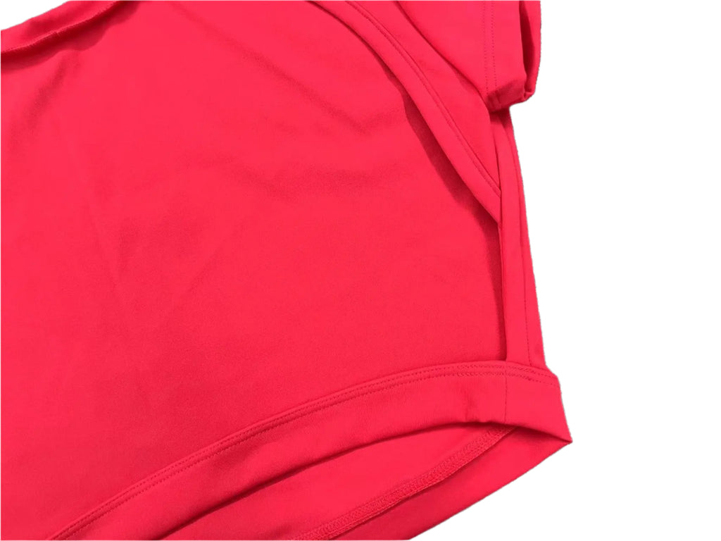 Bright pink backless workout top from Xooie Fit with soft, breathable fabric for activewear enthusiasts