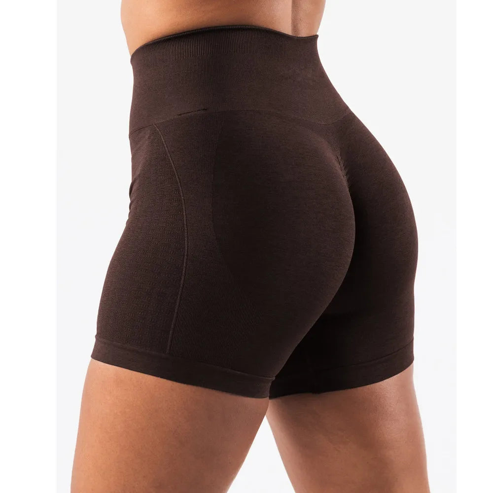 Xooie Fit comfortable workout set featuring high-waisted shorts for optimal fit and flexibility