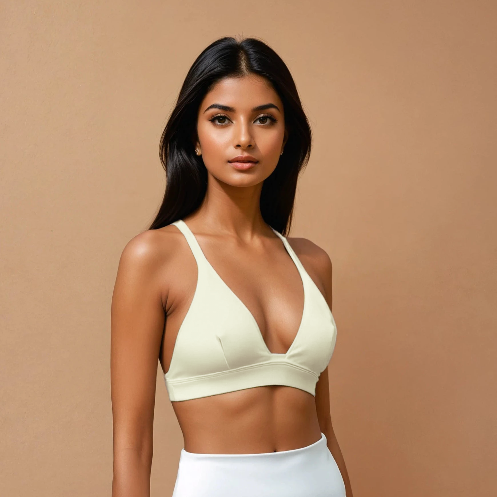 Xooie Fit Fitted Active Bra for Women in Soft Yellow with a Stylish Design and Supportive Fit