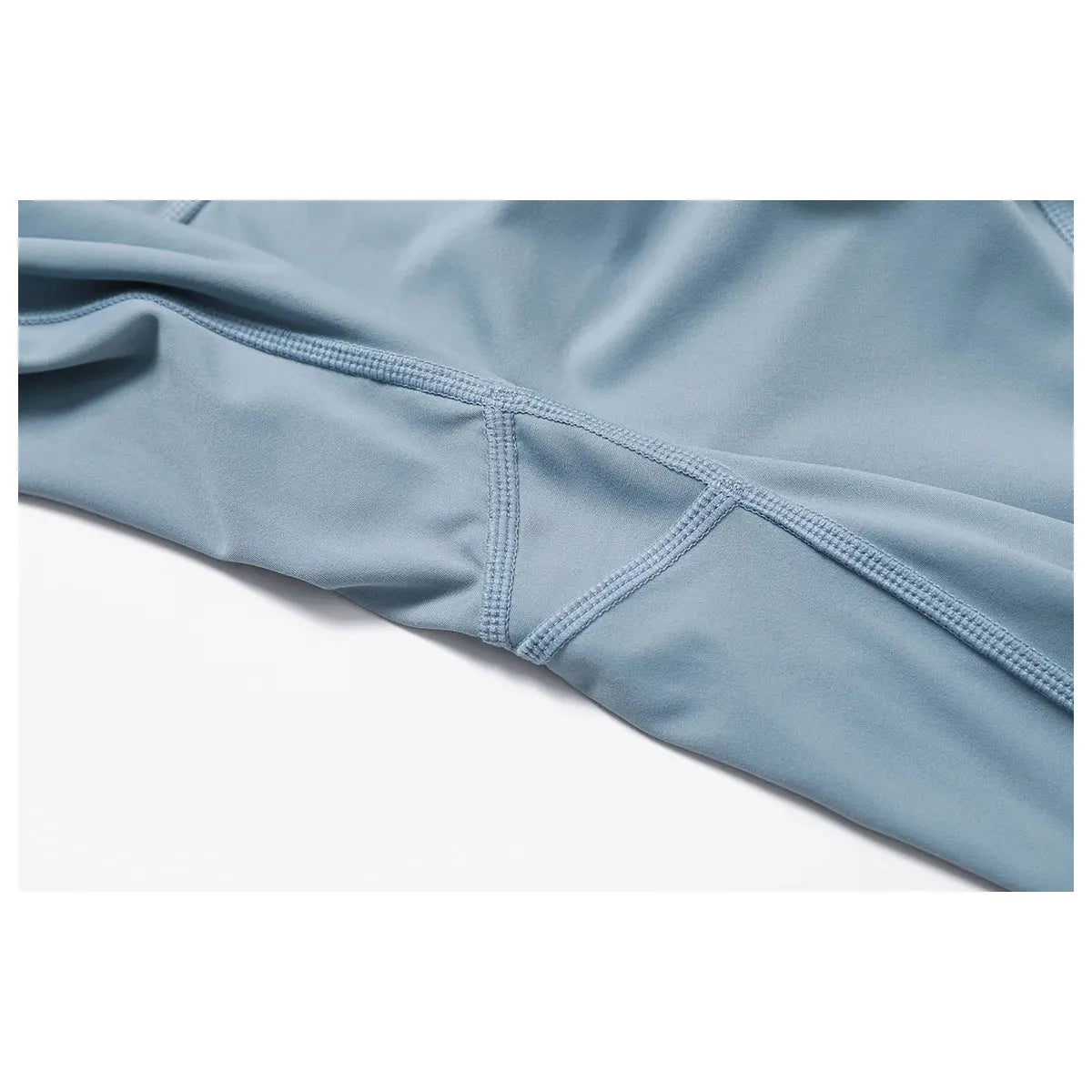 Xooie Fit Flare Yoga Pants Set in Soft Blue with Comfortable Stretch Fabric
