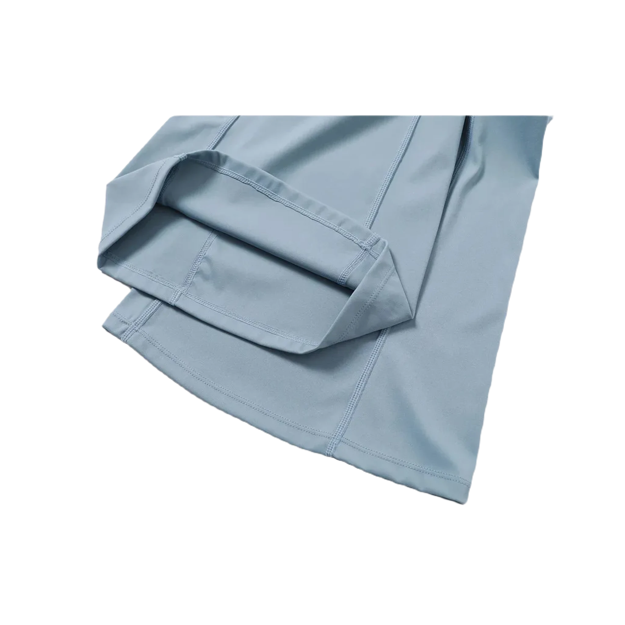 Xooie Fit Flare Yoga Pants Set featuring soft fabric and stylish cut in a light blue color