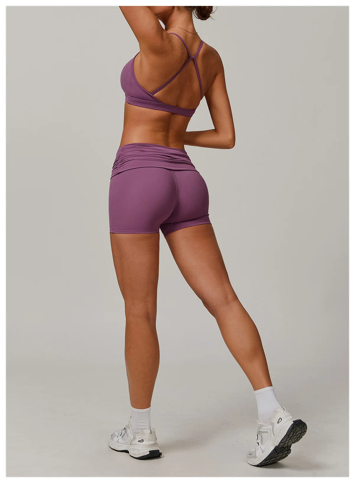 Yoga Me Comfy | Foldable Waist-Band Yoga Shorts