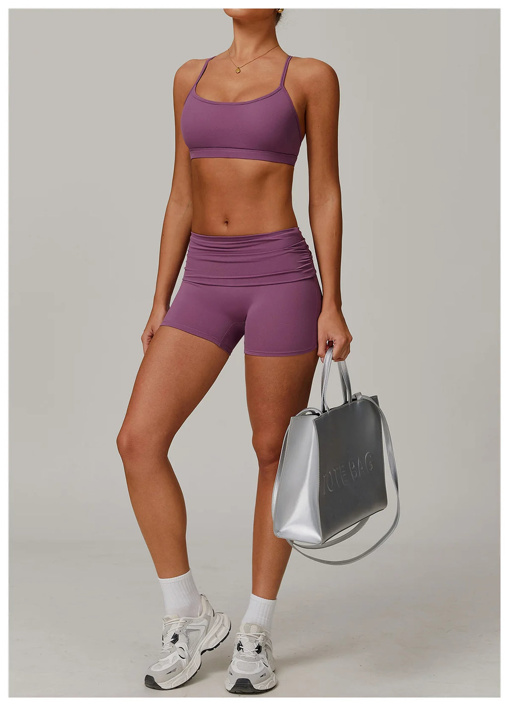 Yoga Me Comfy | Foldable Waist-Band Yoga Shorts