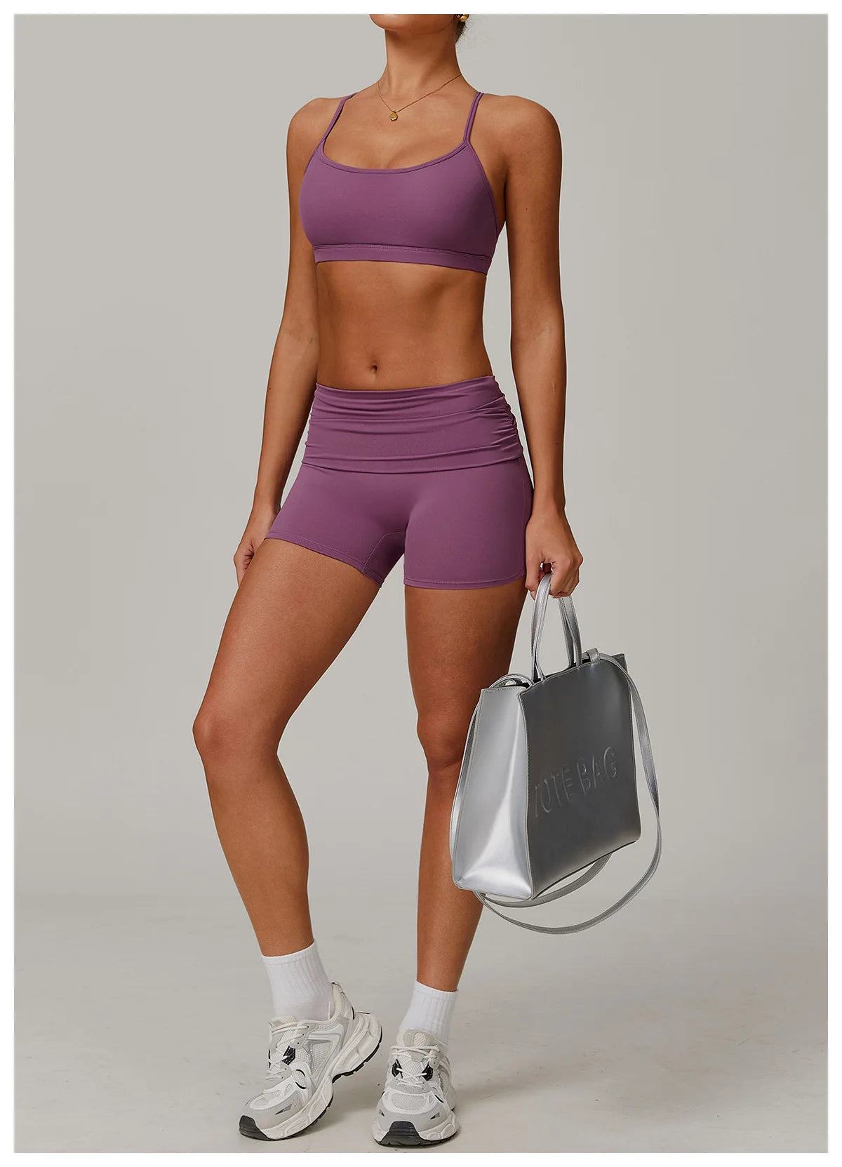 Yoga Me Comfy | Foldable Waist-Band Yoga Shorts