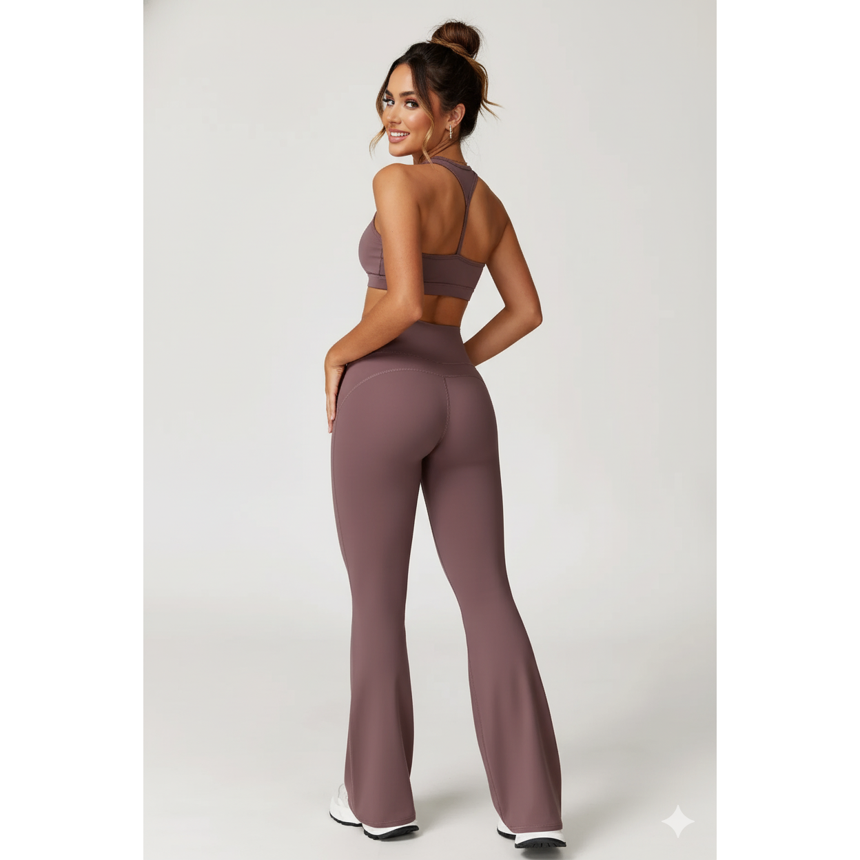 Heavy Lifter | Bra + Flared Pants Matching Set