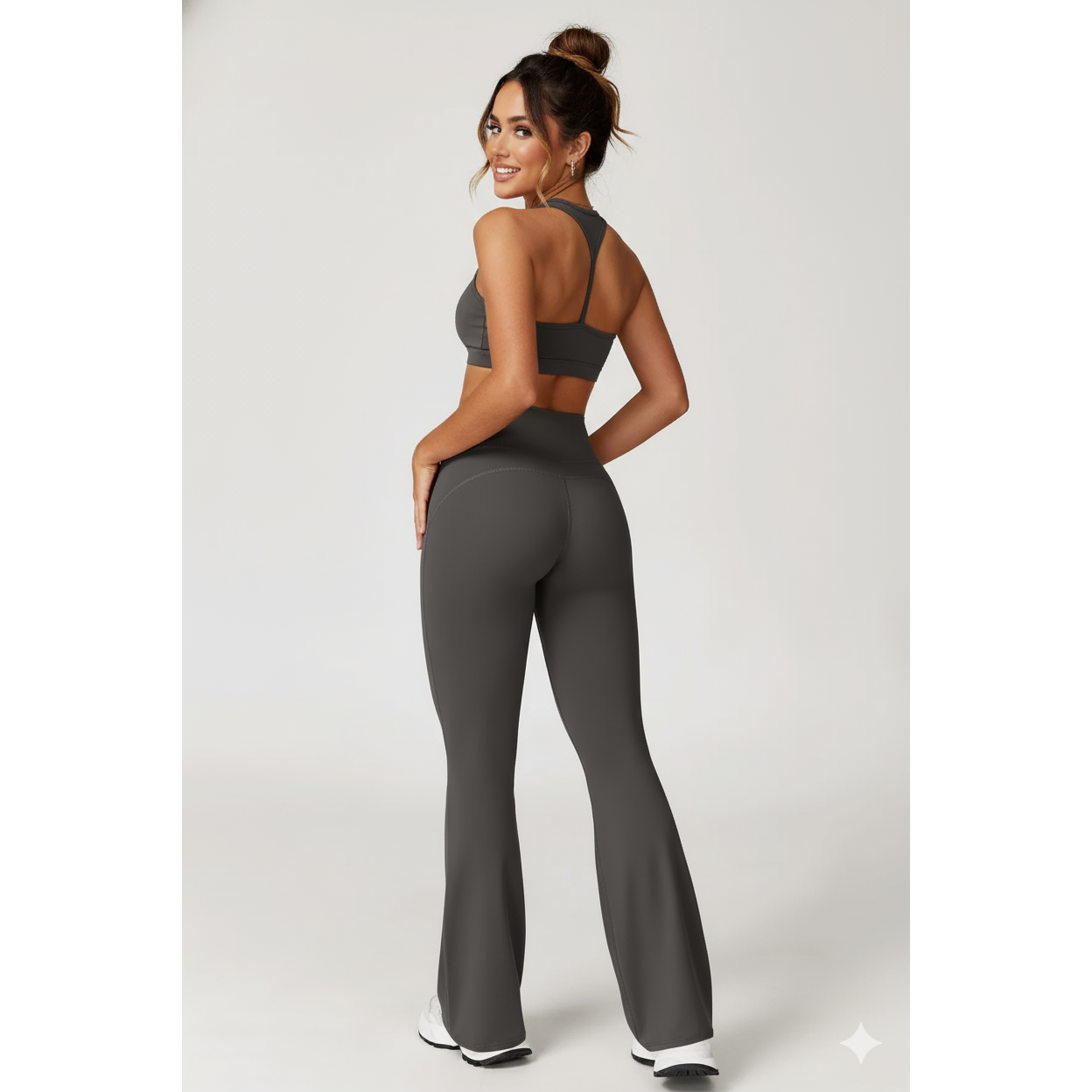 Heavy Lifter | Bra + Flared Pants Matching Set