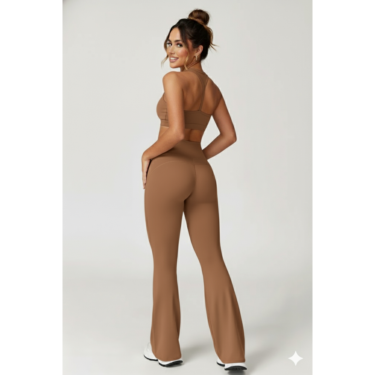 Heavy Lifter | Bra + Flared Pants Matching Set