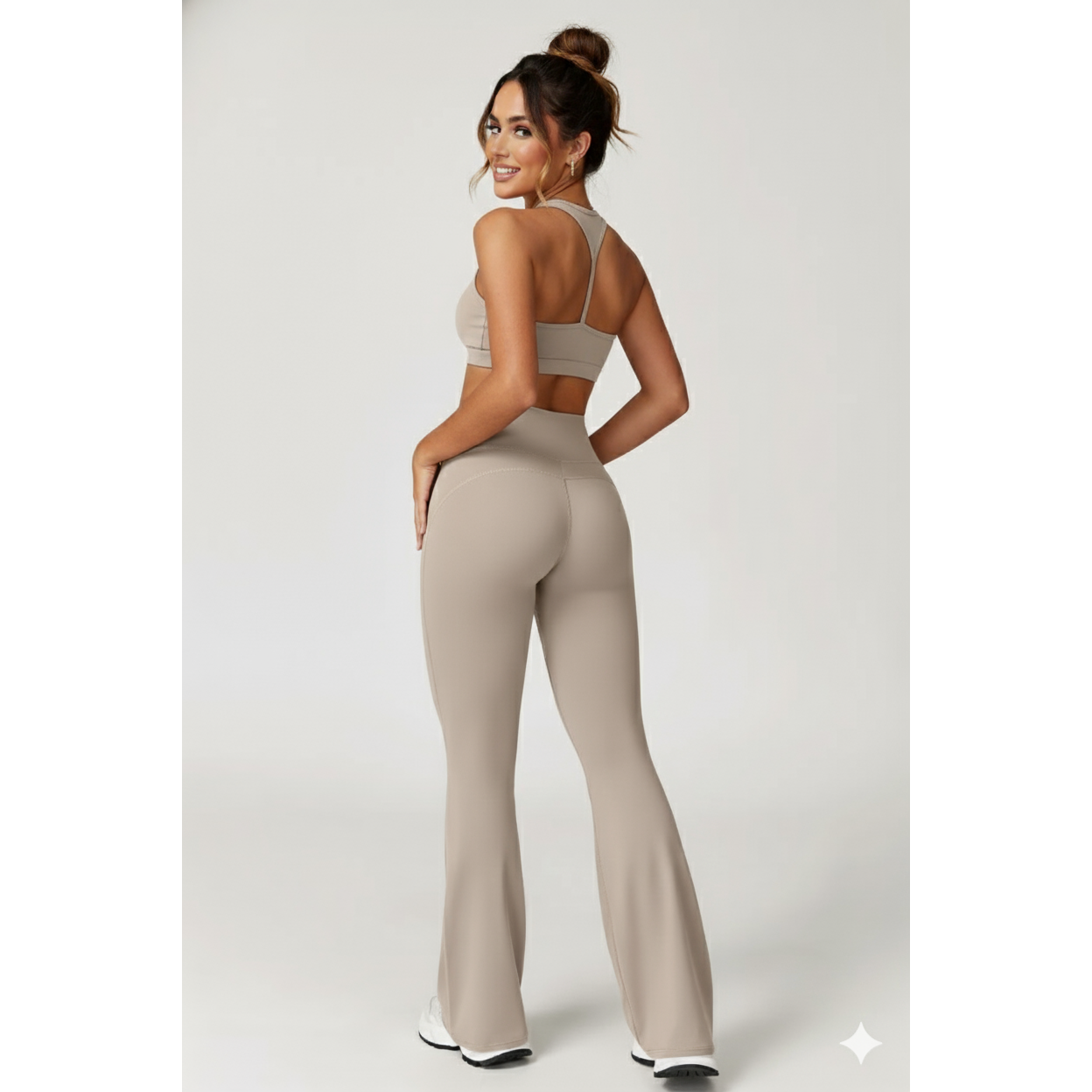 Heavy Lifter | Bra + Flared Pants Matching Set