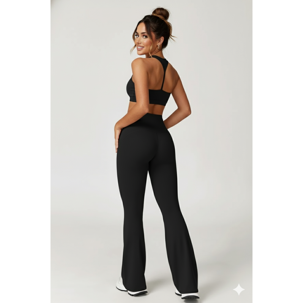 Heavy Lifter | Bra + Flared Pants Matching Set