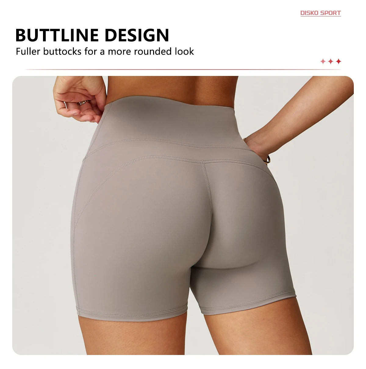 Xooie Fit two-piece set high-performance activewear with buttline design for fuller buttocks