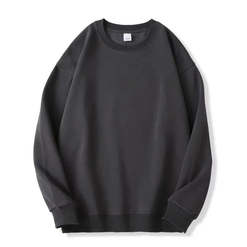 Xooie Fit oversized fleece sweatshirt for women in black with a relaxed fit and comfortable design