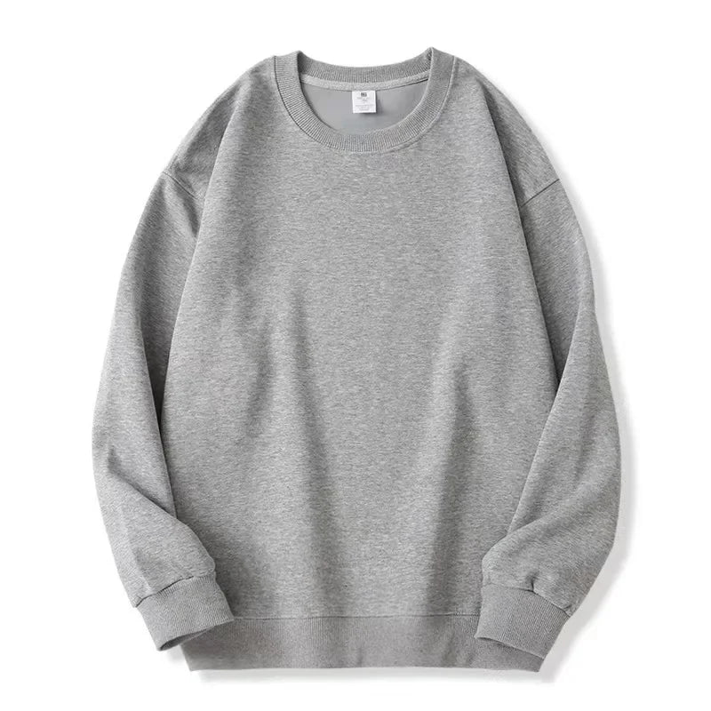 Xooie Fit oversized fleece sweatshirt for women in gray, featuring a relaxed fit and soft fabric