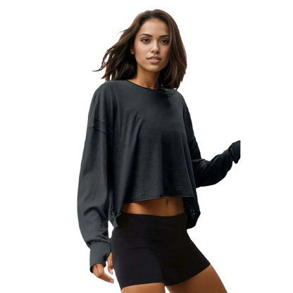 Acorn Thee Back Long Sleeve Active Top