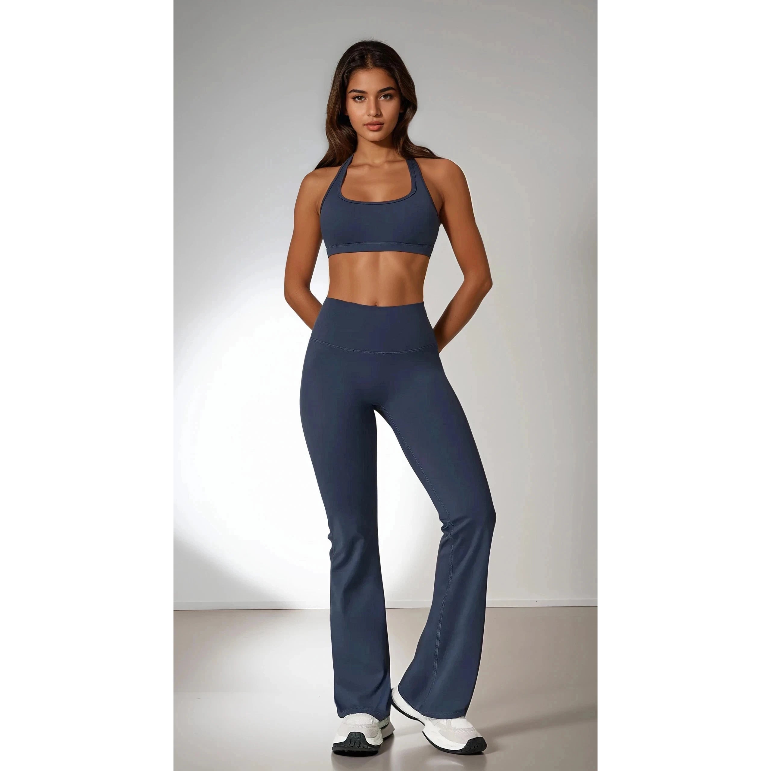 Heavy Lifter | Bra + Flared Pants Matching Set