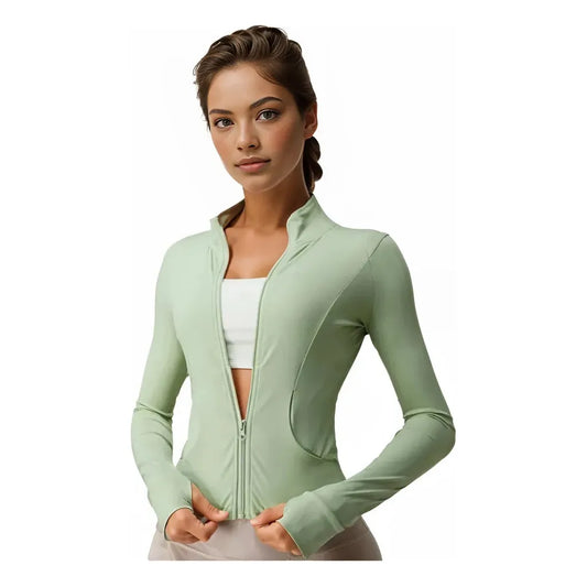 Curvy When Chilly Yoga Jacket