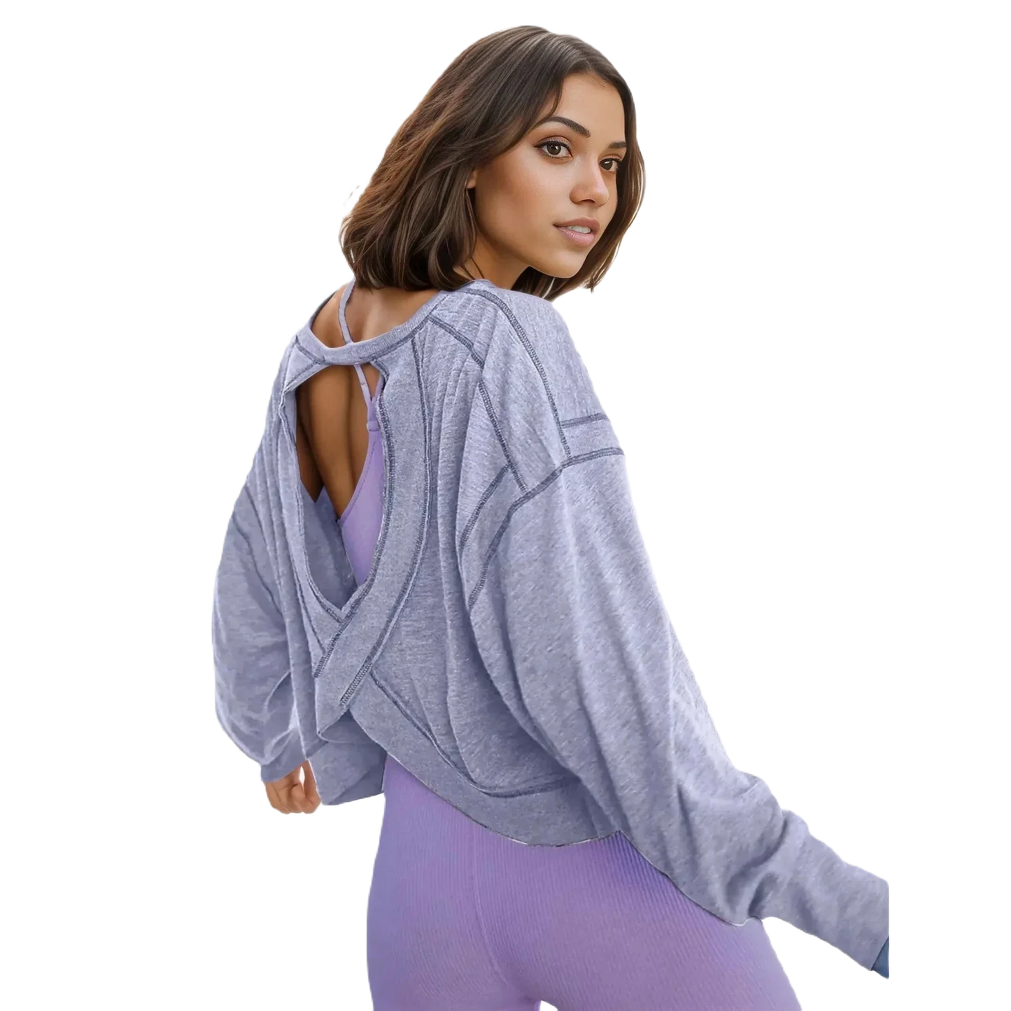 Acorn Thee Back Long Sleeve Active Top