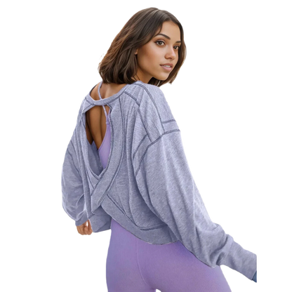 Acorn Thee Back Long Sleeve Active Top